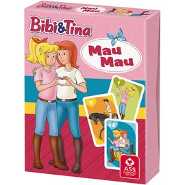 ASS Altenburger Spielkarten Ass of the Old 22505221 – Bibi and Tina, Mau Mau, Pink