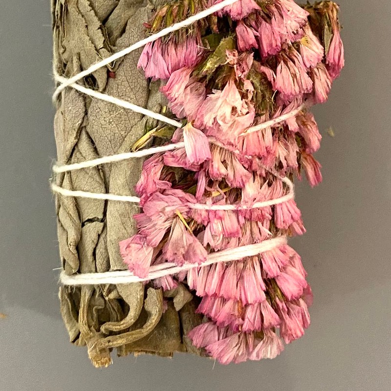 Sage Smudge Sticks (White Sage and Pink Sinuata)