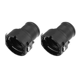 VekAuto Lower Radiator Connector Hose Compatible for Hyundai Tucson 2016-2021, Durable Plastic Black Inner, 2pcs