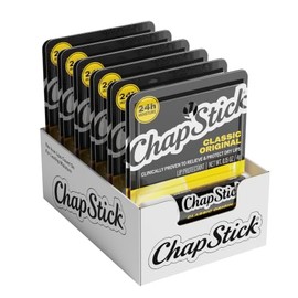 ChapStick Regular Skin Protectant Flavored Lip Balm Tube, 12 Count                                                                                    