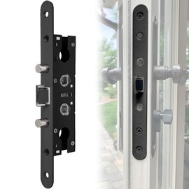 Eockatoo 2 Point Bolt Mortise Lock Body Replacement Parts Fit Pella Storm Door Handleset, Black