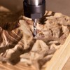 SpeTool 8 mm Shank Down Cut Spiral Router Bit, 8