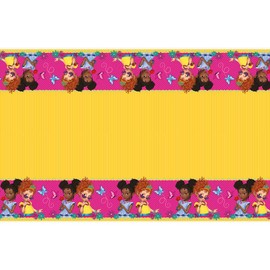 Unique Assorted Colors Long Stem Bright Fringe Plastic Blowouts - 6ct | Ideal for Celebrations, Yellow,Multicolor,Pink, 1 Count (Pack of 1)