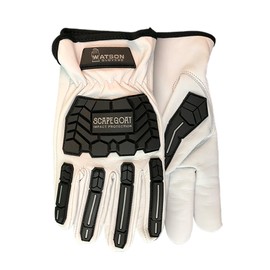 Watson Gloves, #546TPR - Impact Scape Goat, Full-grain Goatskin Puncture and Impact Resistant Work Glove (1 Pair, Small)