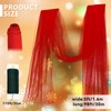 Mindsoft 100 Ft Christmas Tree Garland Red Decorative Veil Christmas