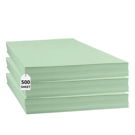 1InTheOffice Colored Copy Paper, Green Copy Paper, Printing Paper 8.5 x 11, Letter Size, Green, 20lb Density, (500 Sheets)