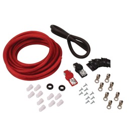 XS Power RK2GA-1 XP FLEX 2 AWG Racing Cable Kit – Lightweight Single Battery Wiring Kit for Car Audio – Includes 16ft OFC Power Cable, 3ft Ground Cable, Terminals, Heat Shrink, Clamps and Screws