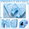 Feifeiya Coquette Blue Bow Piñata Blue Party Piñata Bundle with