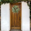 20 Inch Olive Wreath for Front Door, Spring Summer Wreath