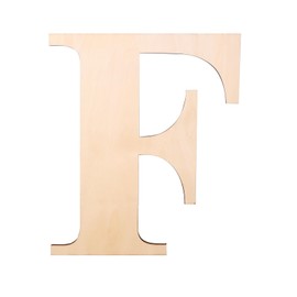 12 Inch Wooden Letter, Wood Letters for Wall Decor, 1/5 INCH Blank Unfinished Wooden Letters for Home Wall Decor DIY Painting Crafts(Letter F)