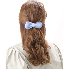 Vingtaine H7554-LBL- Dungaree Dungaree Denim Hair Clip, Hair Accessories, Stylish