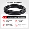 EVIL ENERGY 5/16 Fuel Line Hose 10FT Fuel Injection Hose