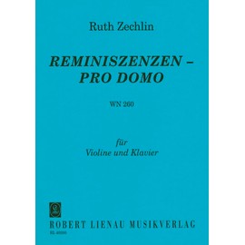 Réminiscences - pro domo: WN 260. violin and piano.