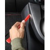 QWORK Plastic Chisel Scraper Set, 3/4", 7/8", 1", 1-1/2" Chemical