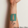 'Dolphins And A Lighthouse ' Temporary Tattoo - Water Resistant,
