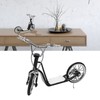 Deck Scooter Toys 13x16.5cm/5.1x6.5in Vivid DIY Alloy Material Black Miniature