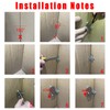 Sliding Door Lock 90 Degree Movable Door Right Angle Buckle