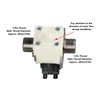 Water Electric Solenoid Valve 1/2in Thread Strong Sealing Water Heater