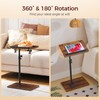 MAHANCRIS TV Tray Table, Sofa Armrest Tray Table for Couch,