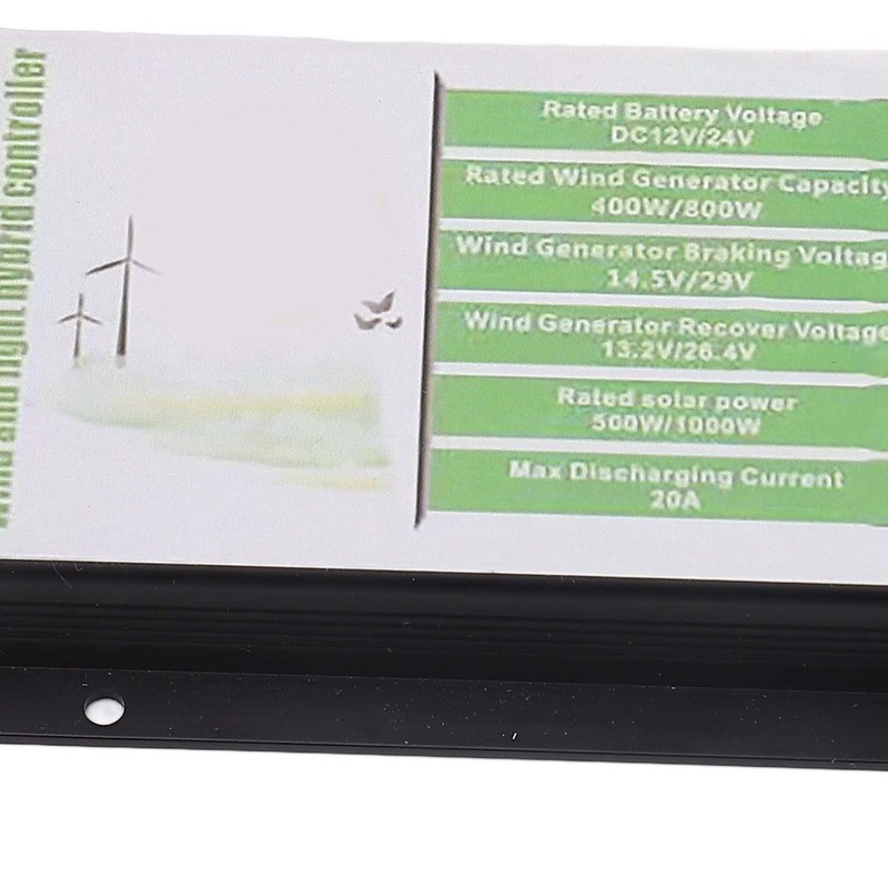 Wind Solar Hybrid Charge Controller 12V 24V Battery Auto PWM