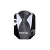 DiBanGu Men's Necktie, Handkerchief, Cufflinks, Tie Pin Set, Formal, Entrance