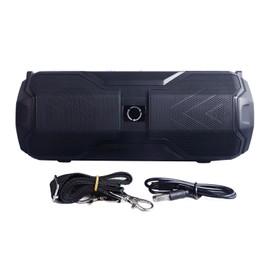 Bluetooth Speaker Multifunction Clear Sound Quality 1200mAh Battery Touch Portable Wireless Speaker for Desks Black