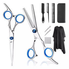 Tijeras de corte de pelo profesional Kit De Tijeras De Peluquería Profesional De 10 Piezas