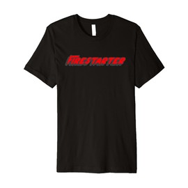 Firestarter | Brush strokes in Red Music 1900's Song Premium T-Shirt