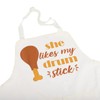 BNQL Thanksgiving Couples Apron Turkey Breast Drum Stick Apron Fall