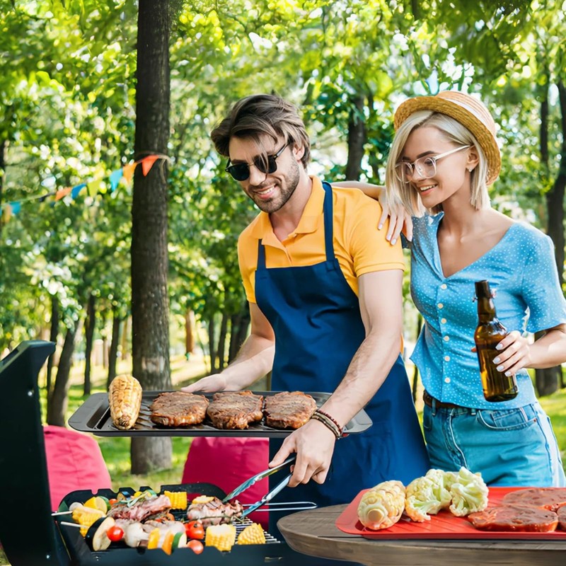 TP Deep Grilling Prep and Serve Trays, 18" x 12",