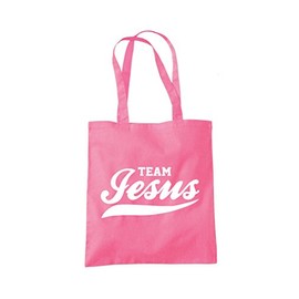 Team Jesus Tote Bag - pink One Size