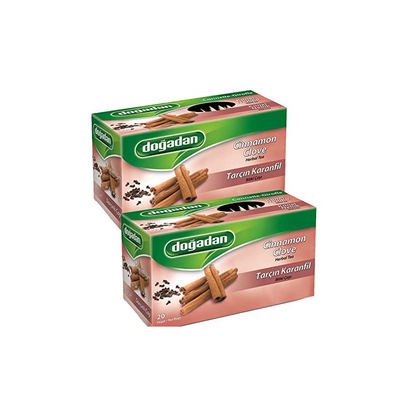 2 x Dogadan cinnamon clove herbal tea