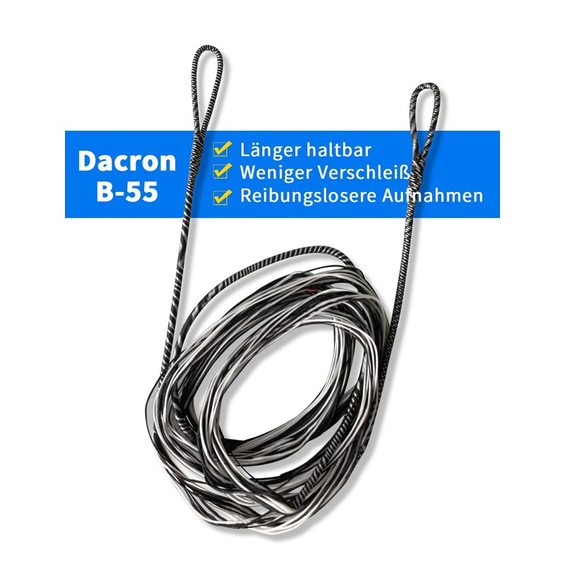 AliArchery 12 Strand 56 Inch B-55 Dacron Bow String Replacement