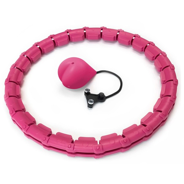 Trade One Fitness Hoop, Pink, Approx. 1.7 x 17.9 x 1.4 inches (43 x 43 x 3.6