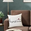 RABUSOFA Home Sweet Home Quotes Throw Pillow Covers,18x18 Inch Farmhouse