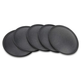ASHATA Horn Dust Cap Subwoofer Dust Cap Speaker Accessories 5 Pieces 72 mm Simple Paper Subwoofer Horn Dustproof Protective Cap for Stage KTV Speaker