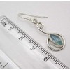 SilverStarJewel - Pendientes de Calcedonia de Plata de Ley 925,