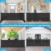 Reinforced 42" Tall X 120" Extra Wide Retractable Baby Gate