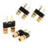 XYgdhqpt For Pioneer Speaker Banana Jack Plug Connectors SX-626 727