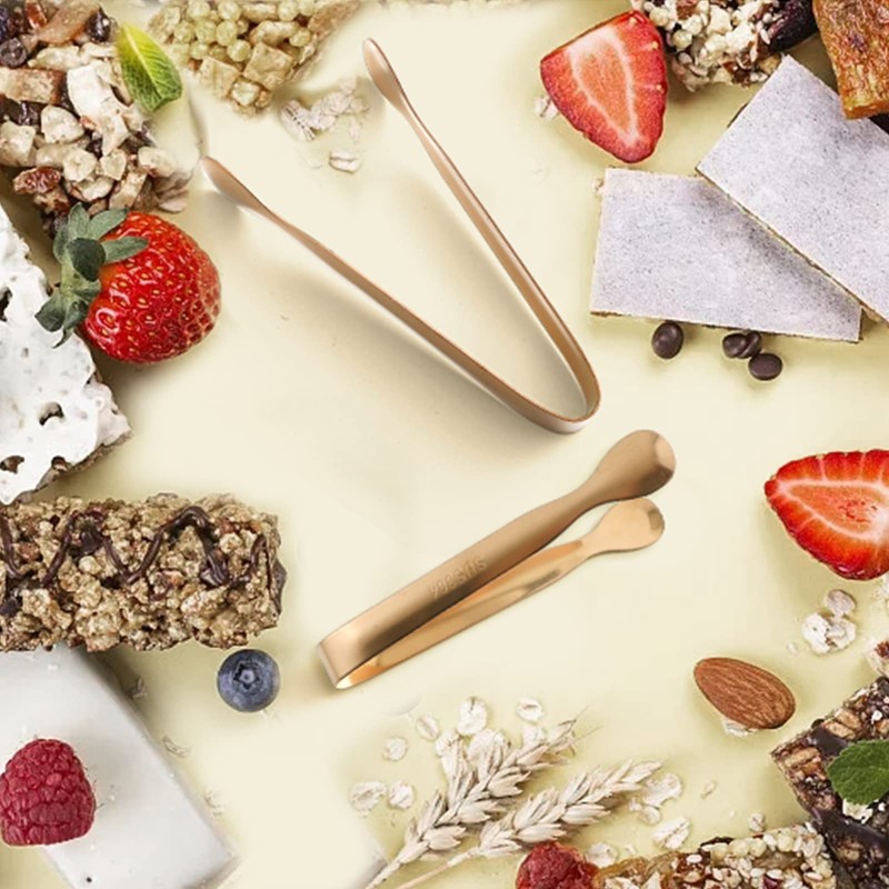 Mini Serving Appetizers Tongs Ice Tongs Sugar Tongs, Stainless Steel