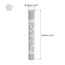 uxcell Furniture Repair Crayons, 5Pcs - Wood Wax Filler Stick, Furniture Markers Touch Up - for Scratches Holes Tables Desks Wooden Floors Cover Ups, Cold Gray