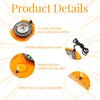 Compass, 4 Pieces Compass Navigation, Compass Hiking with Adjustable Declination,Magnifier,Ruler,Scale.