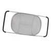 Over The Sink Colander Stainless Steel Telescopic Strainer Basket Rubber