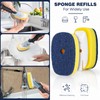 Sponge Brush Refills for OXO Dish Brush, 6 Pack Soap