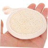 VICASKY 3pcs Facial Loofah Scrubber Exfoliating Bath Pads for Gentle