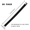 LELE LIFE 30Pcs Clothes Storage Elastic Band, Adjustable Clothing Storage