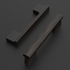 Amerdeco 10 Pack Oil Rubbed Bronze Cabinet Pulls 3.75 Inch(96MM)