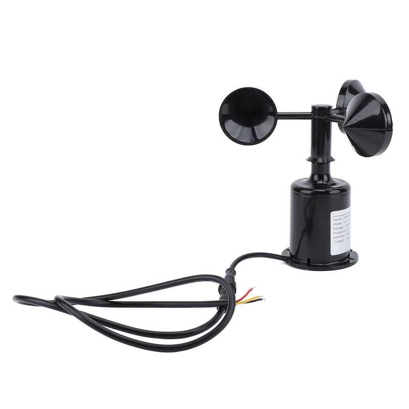 3 Cups Wind Speed Sensor Ultrasonic Sensor Weather Resistant High