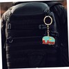 Beatifufu Camper Keychain Stylish Metal Keyring Pendant for Rv Unique