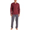 CALIDA Relax Streamline Men's Long Pyjamas, Mars Red
